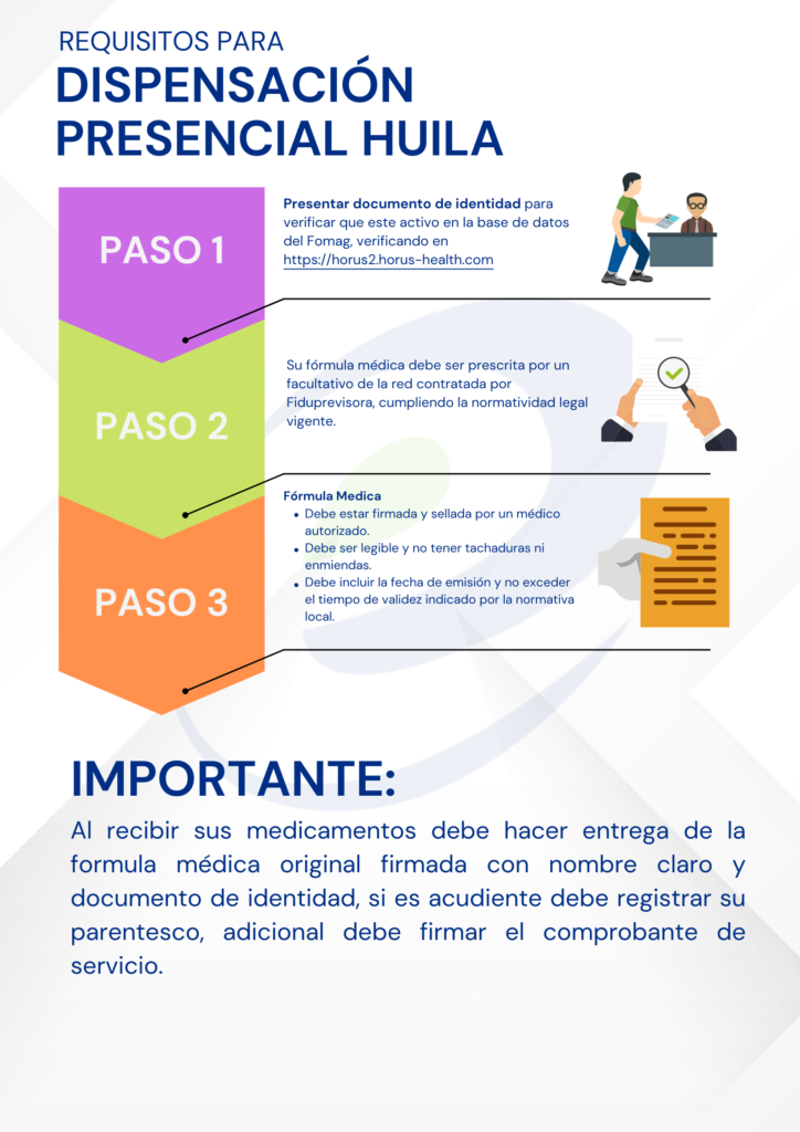 dispensación presencial huila
