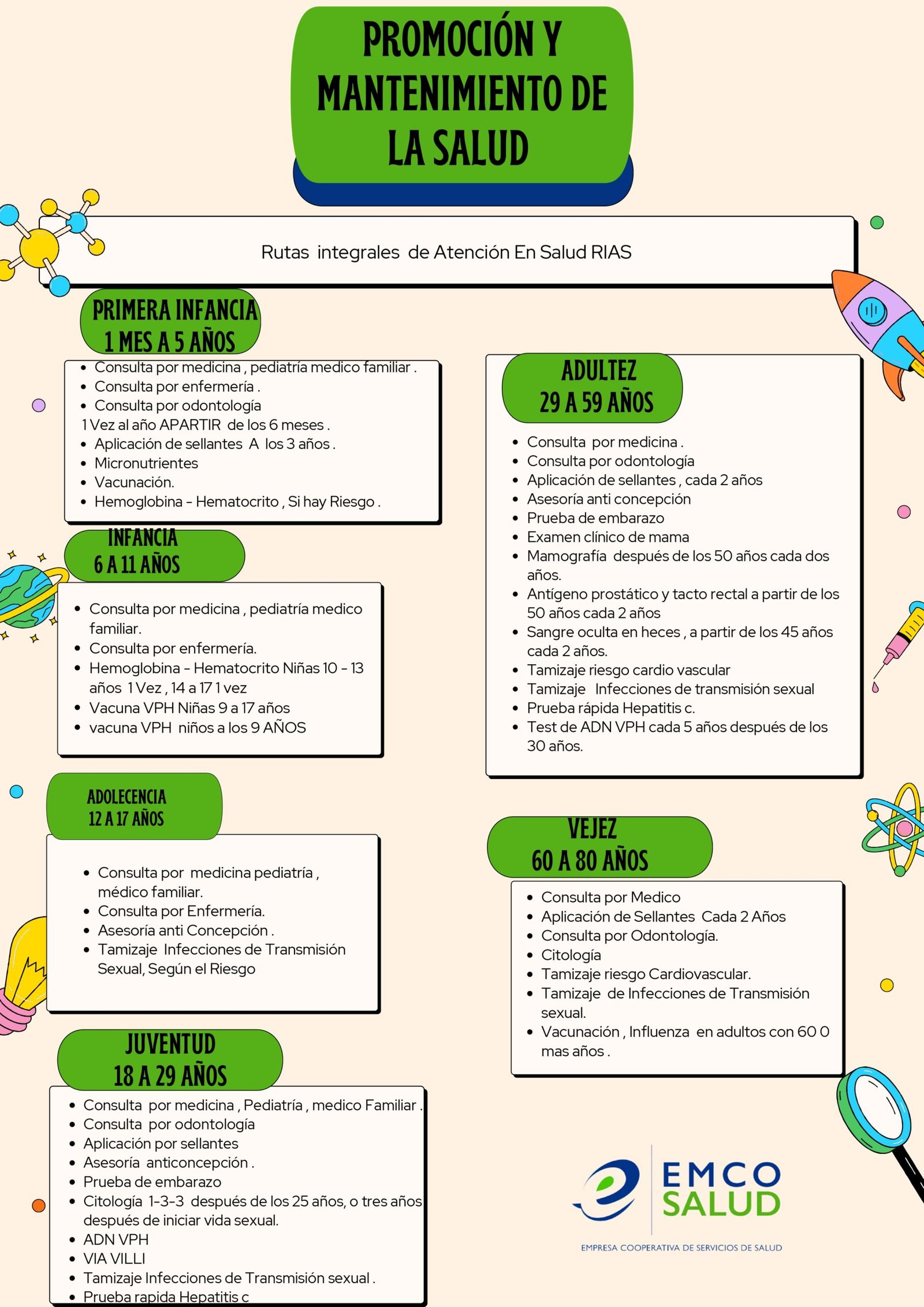 Campaña de mantenimiento en salud